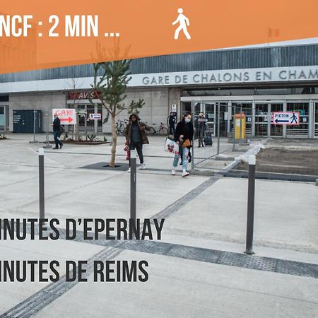 Promenade D'Automne - Netflix & Wifi - Climatisation- Parking Gratuit - Check-In 24H24 - Emplacement Velos - Goodmarning Châlons-en-Champagne 외부 사진